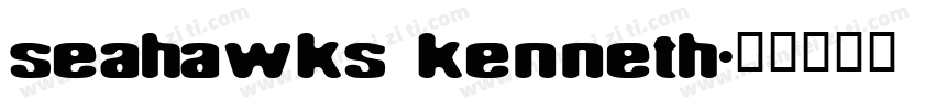 Seahawks Kenneth字体转换